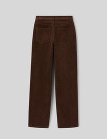 Pantalon straight velours