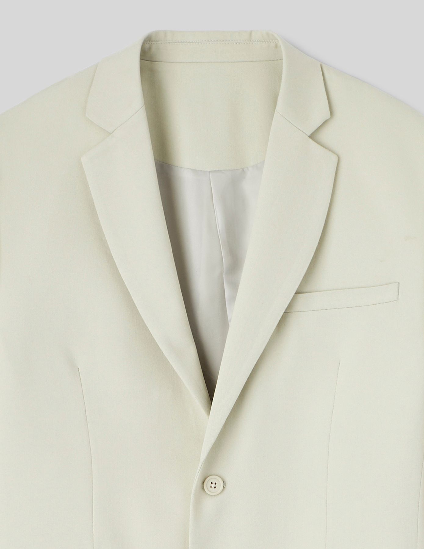 Veste de costume coupe droite