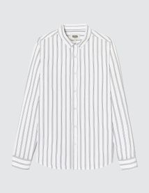 Chemise rayée droite