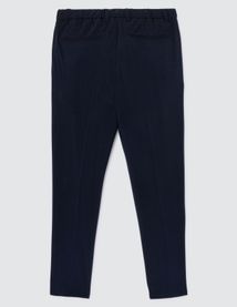 Pantalon de ville fluide uni