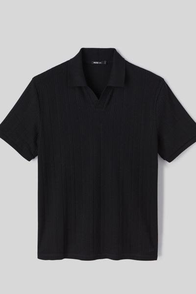 Polo maille fantaisie