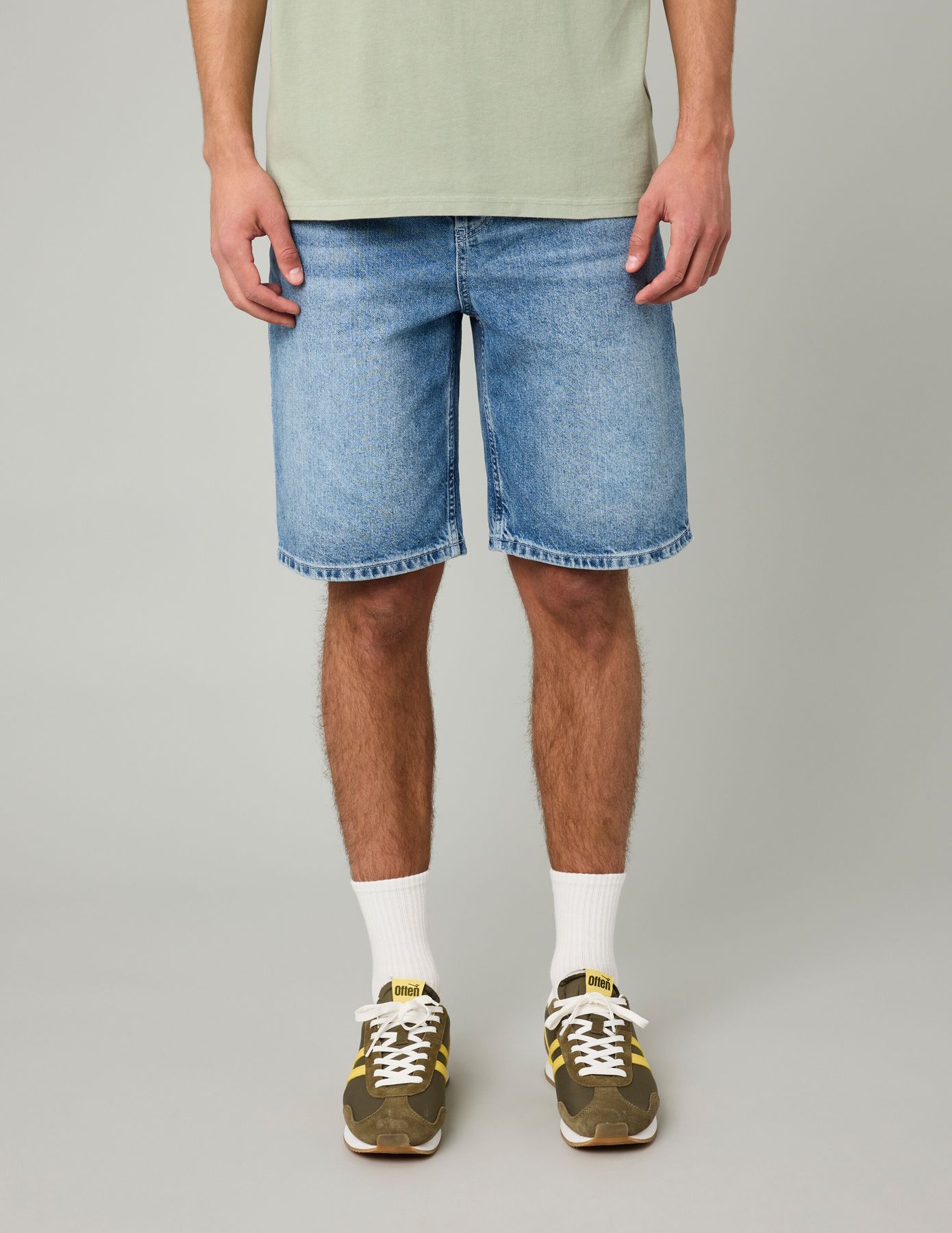 Bermuda en jean stone