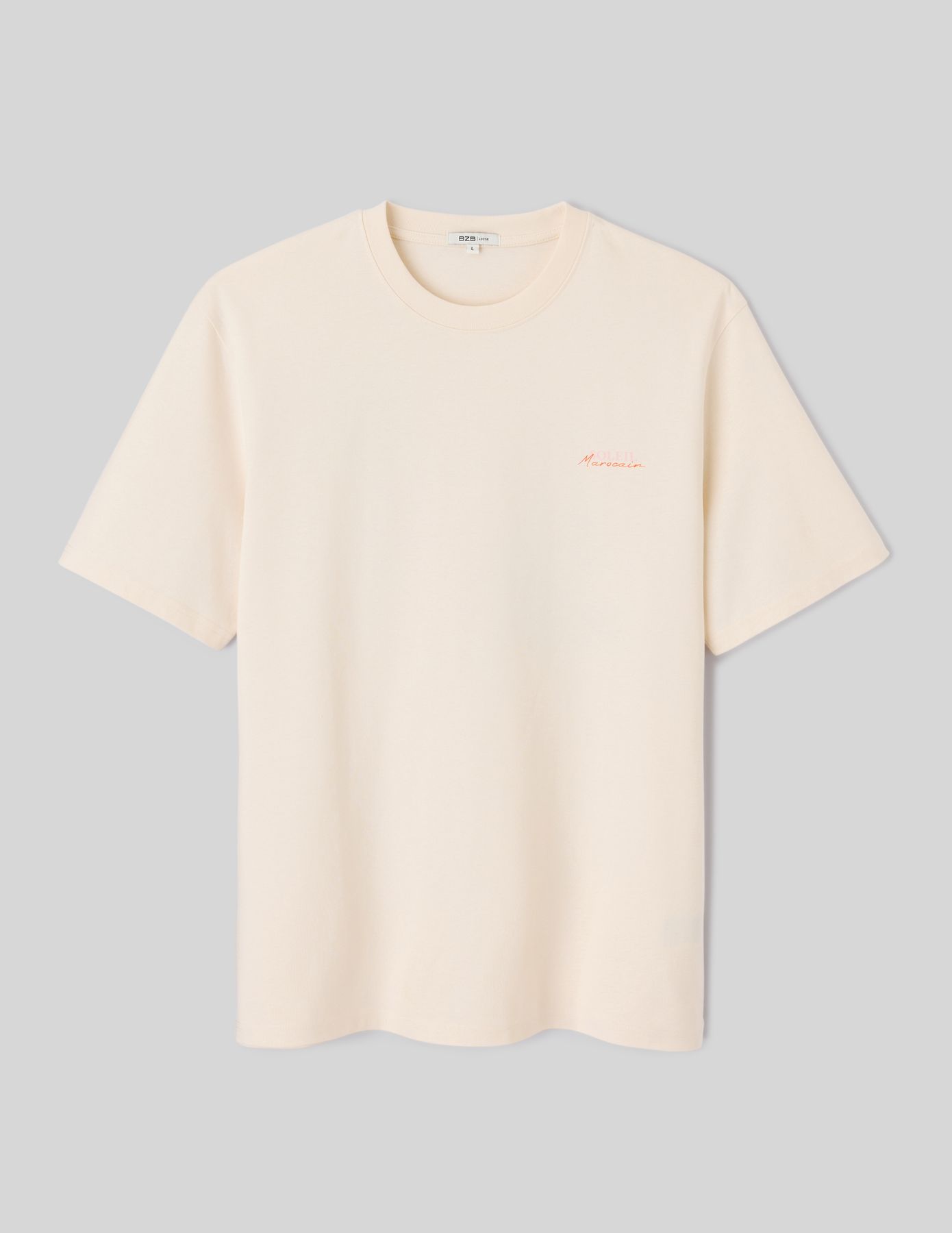 T-shirt imprim&eacute; devant/dos