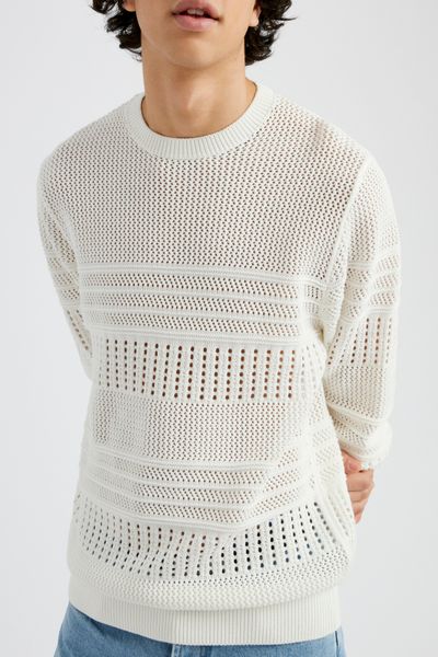Pull col rond ajour&eacute;