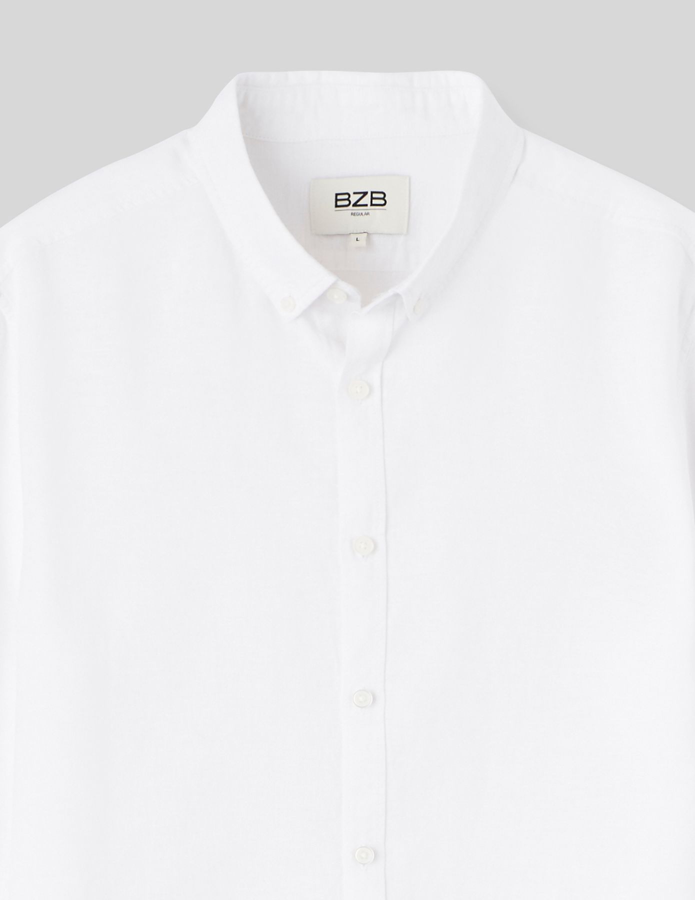 Chemise coton lin unie