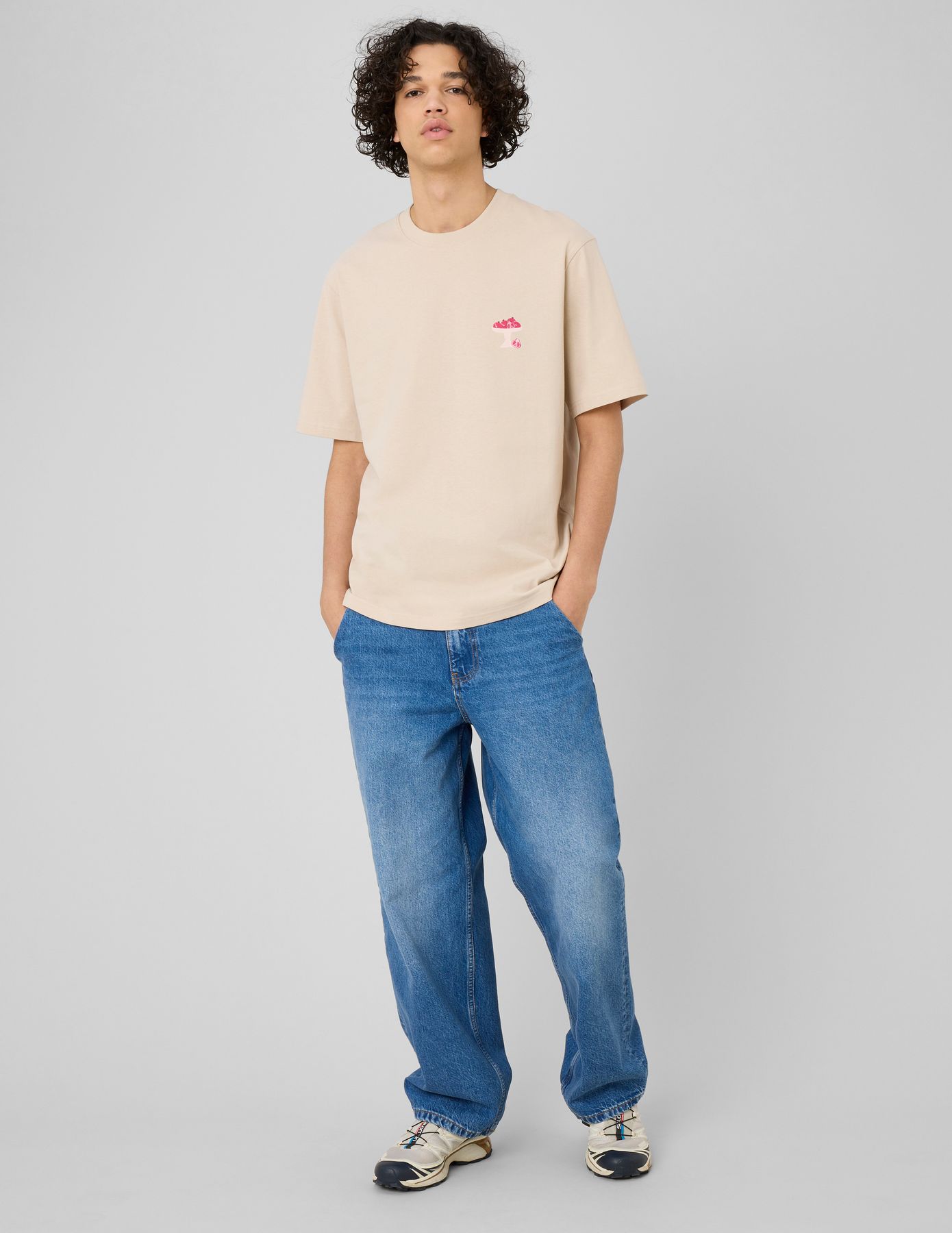T-shirt imprim&eacute; devant dos