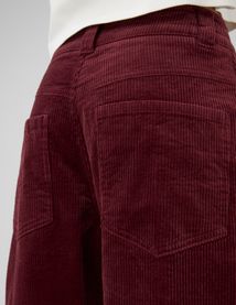 Pantalon balloon en velours