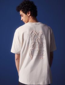 T-shirt imprim&eacute; devant dos