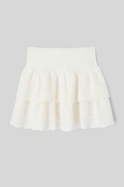 Jupe brod&eacute;e &agrave; volants