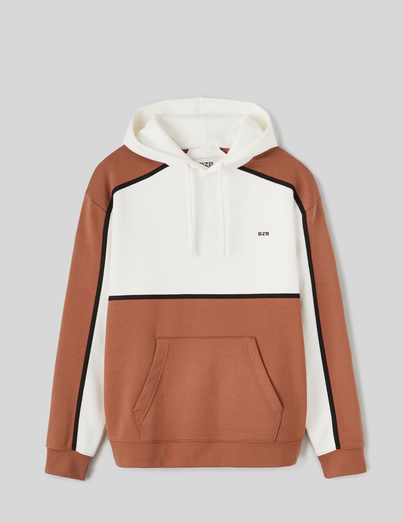 Sweat à capuche colorblock