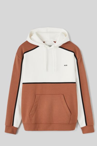 Sweat à capuche colorblock