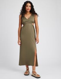 Robe longue en lyocell