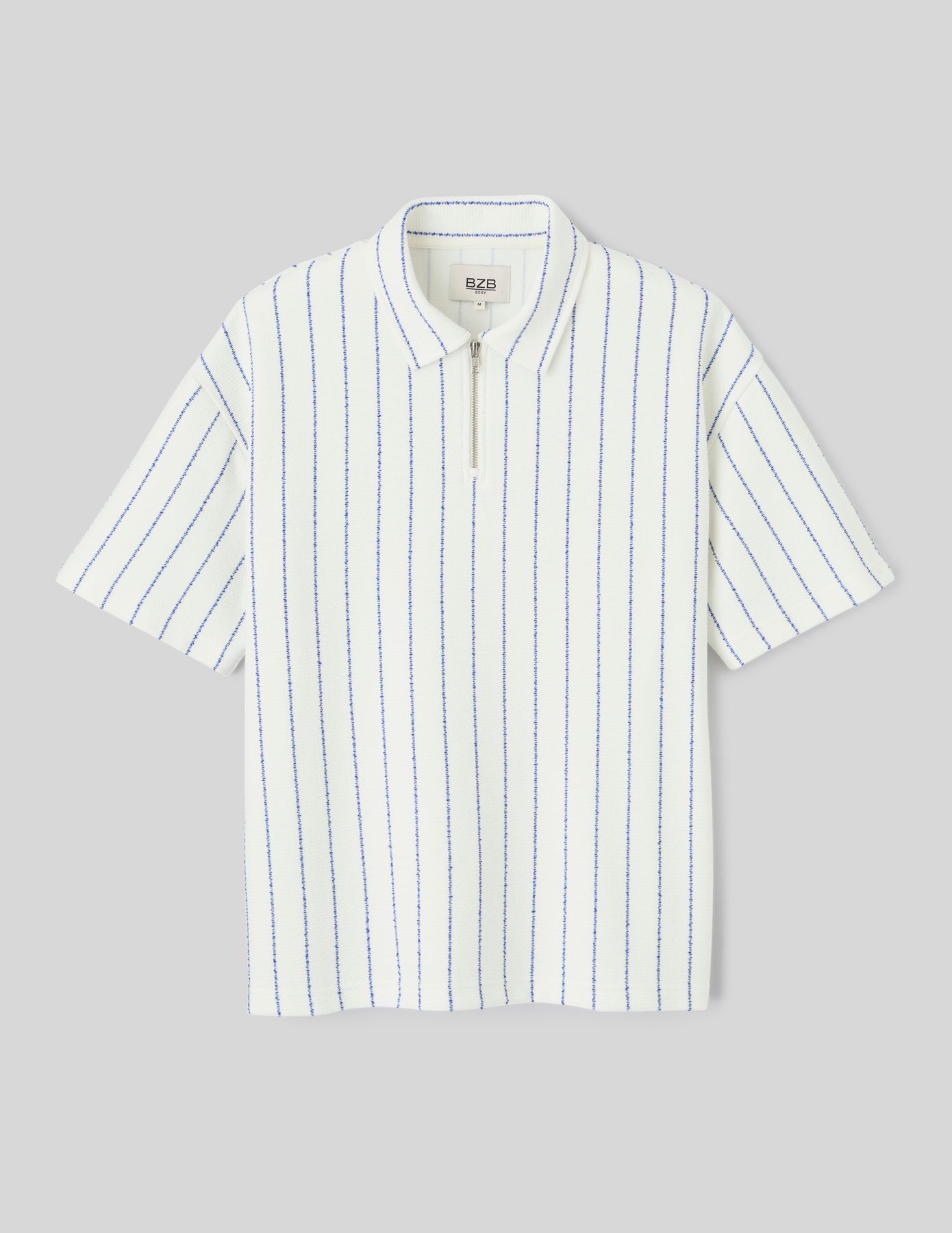 Polo manches courtes ray&eacute;e