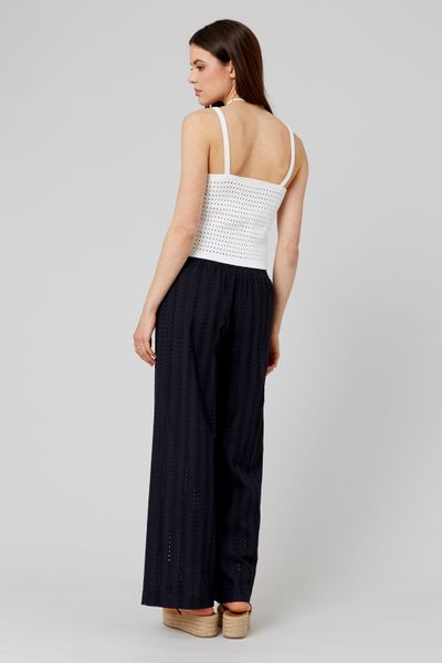 Pantalon fluide ajouré