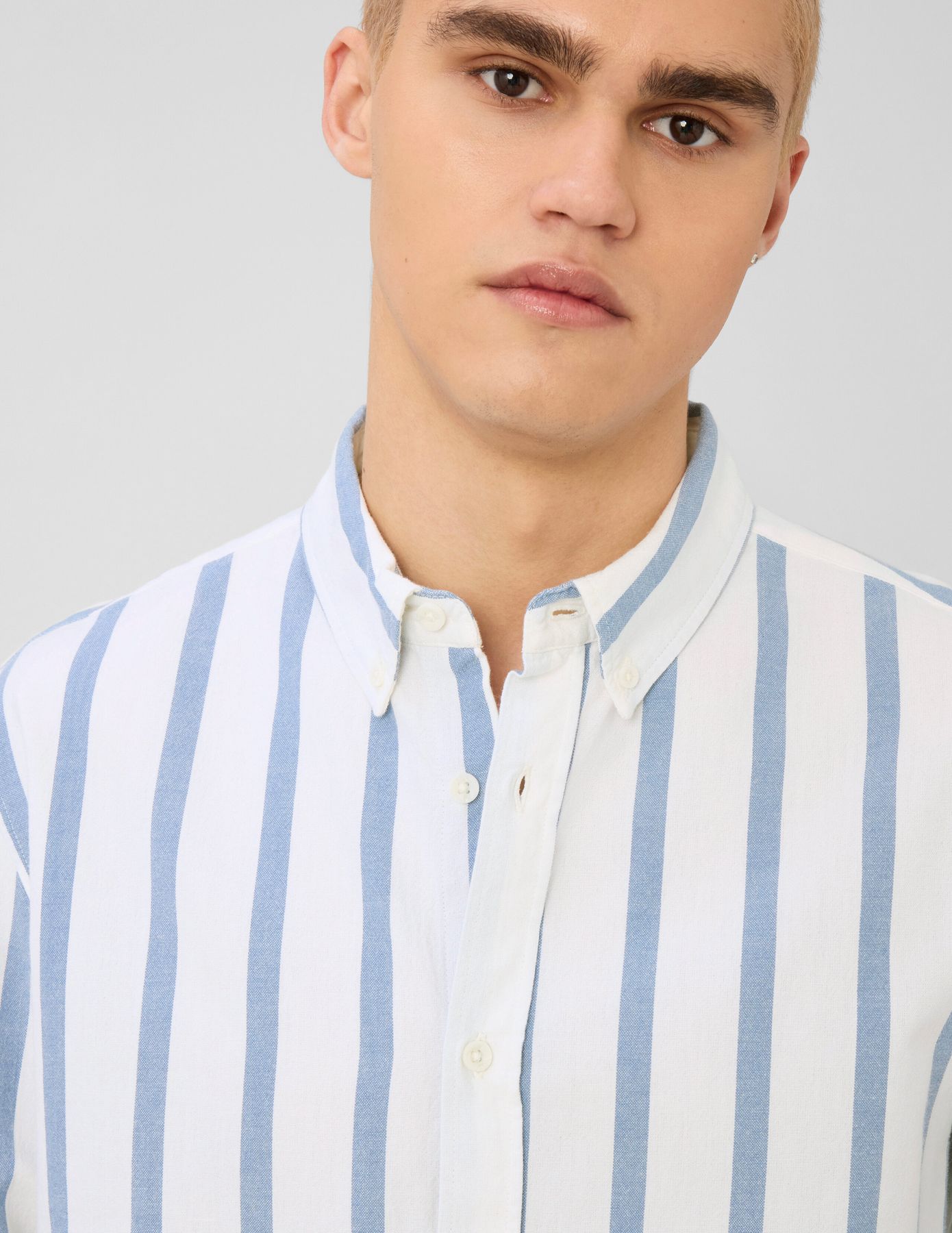 Chemise manches longues ray&eacute;e