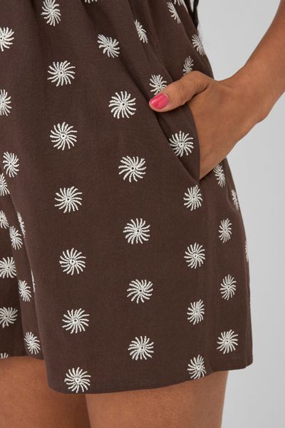 Combi short broderie
