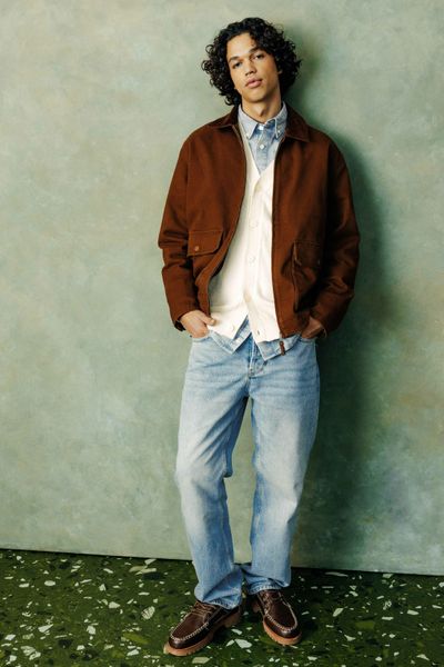 Jean relaxed double stone