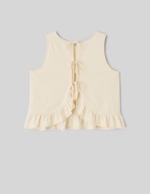 Top avec n&oelig;uds au dos