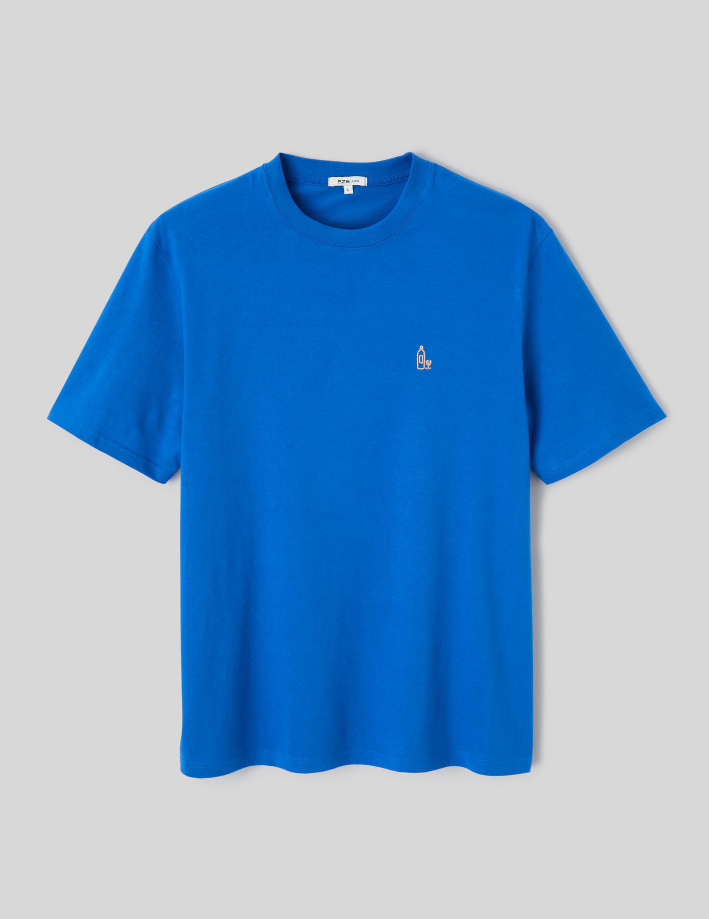 T-shirt broderie poitrine