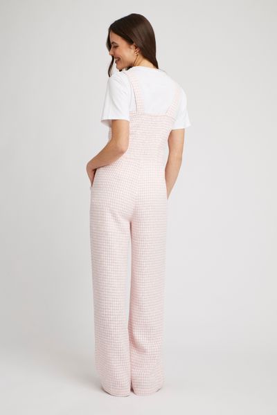 Combinaison pantalon en tweed