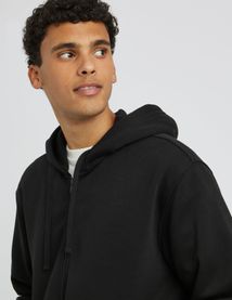 Sweat zippé à capuche