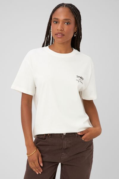 T-shirt imprim&eacute; devant/dos