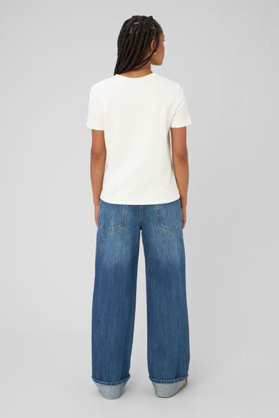 Jean baggy &agrave; revers