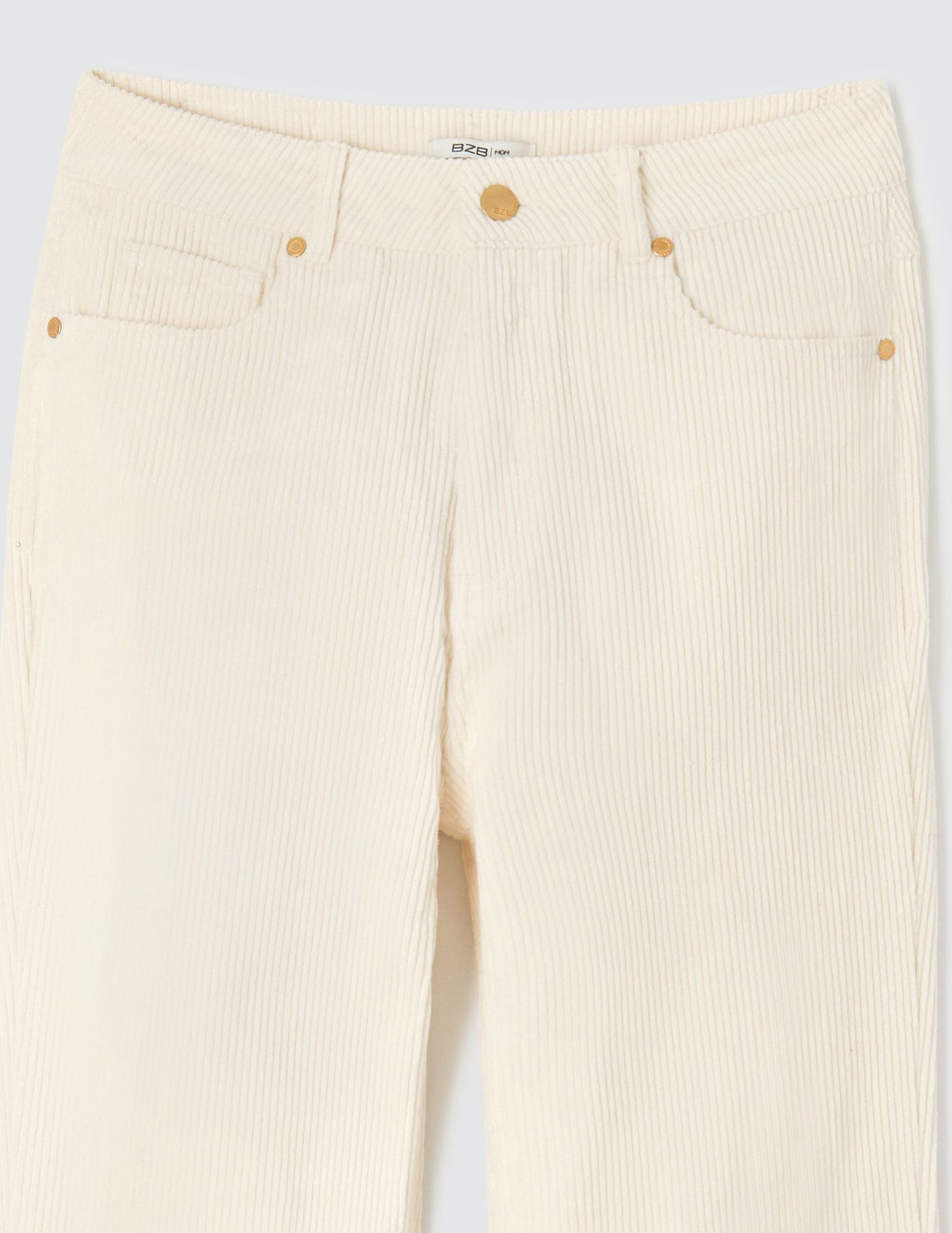 Pantalon velours mom