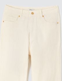 Pantalon velours mom