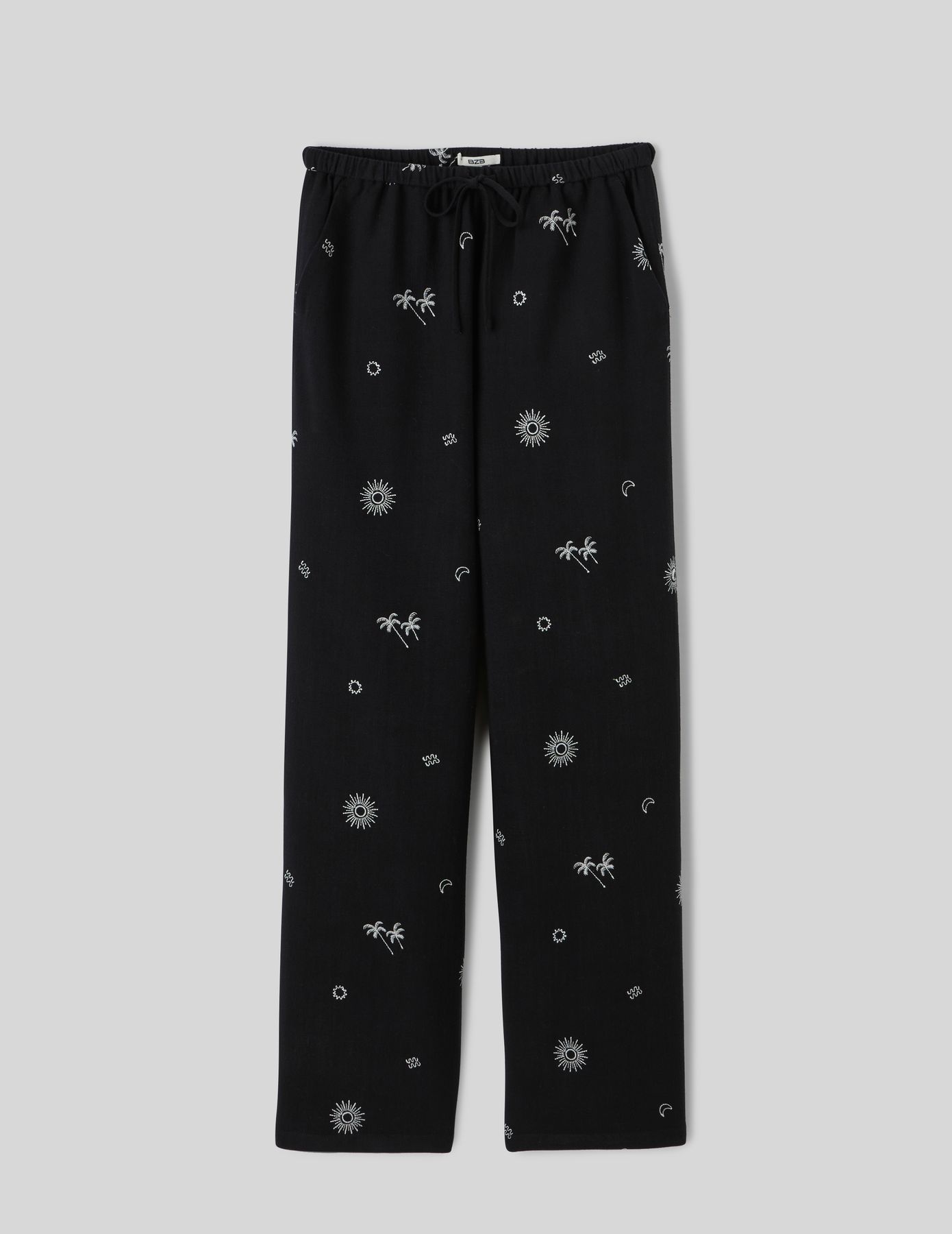 Pantalon brodé