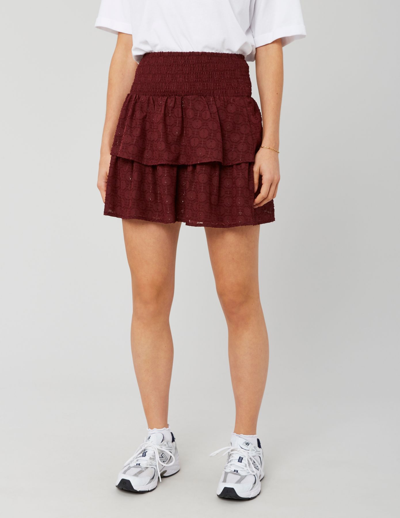 Jupe courte jacquard