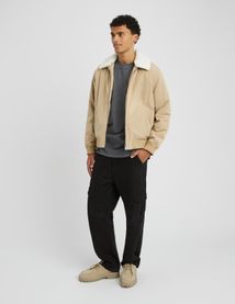 Veste zippée col sherpa