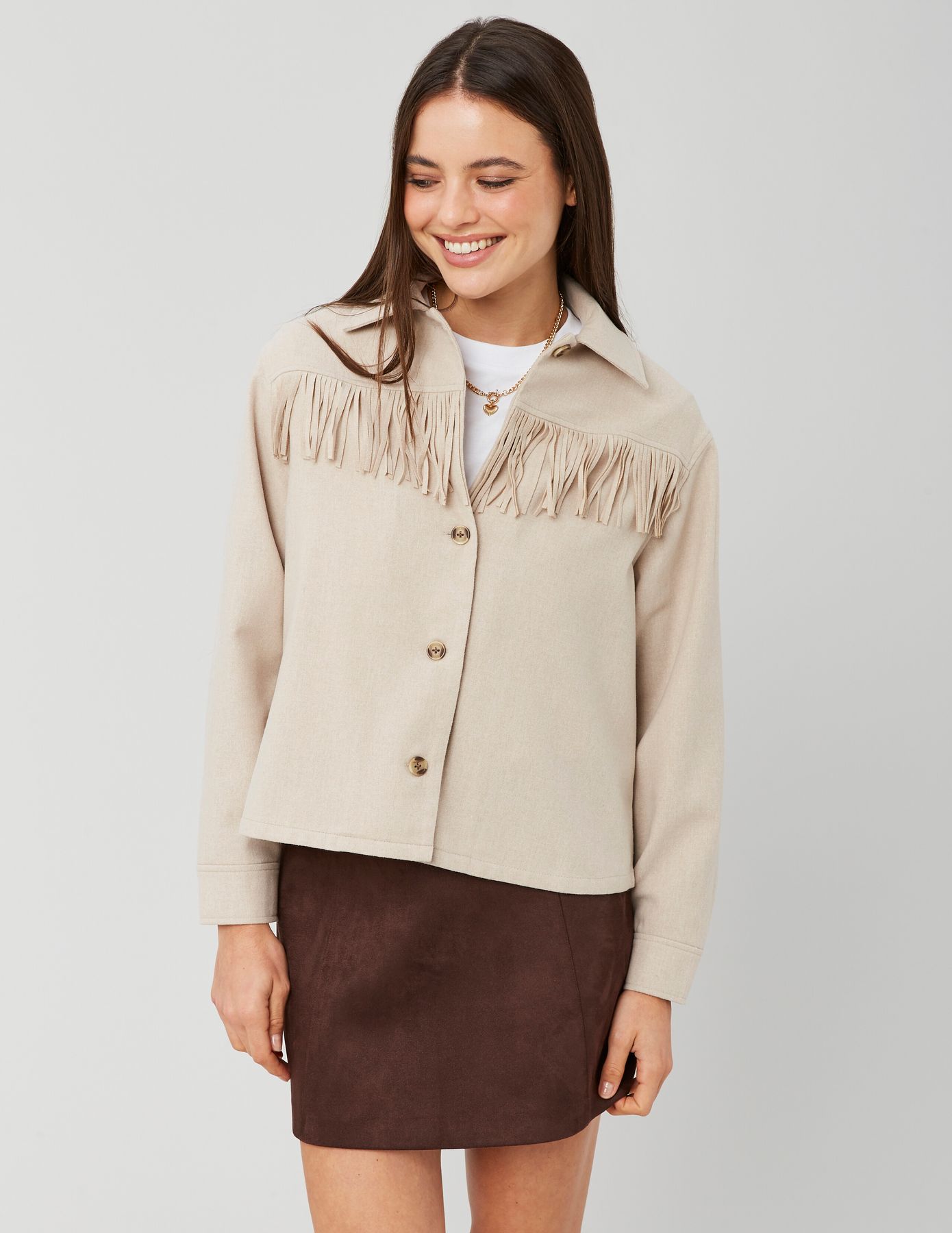 Surchemise à franges