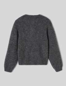 Gilet boutonn&eacute; col rond