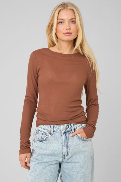 T-shirt fin manches longues