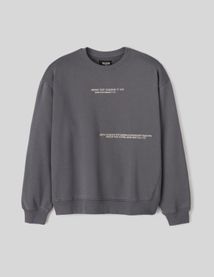 Sweat col rond brod&eacute;