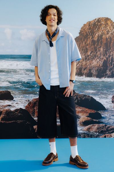 Bermuda baggy en denim