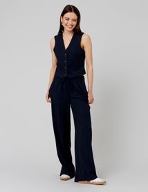 Gilet de costume rayé