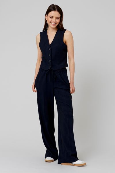 Gilet de costume rayé