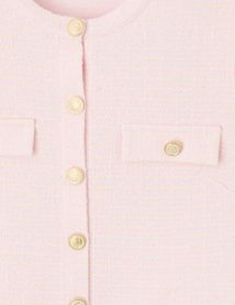 Top sans manches en tweed