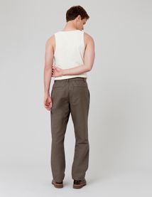 Pantalon de ville coton lin