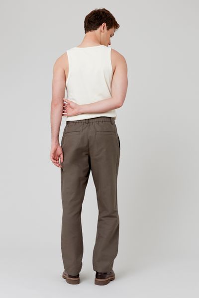 Pantalon de ville coton lin