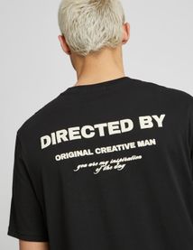 T-shirt imprimé devant dos