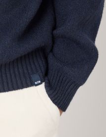 Pull col polo zippé