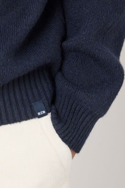Pull col polo zippé