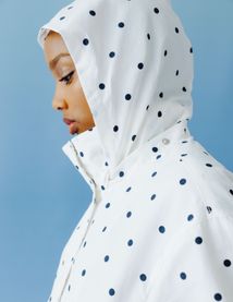 Blouson l&eacute;ger imprim&eacute; pois