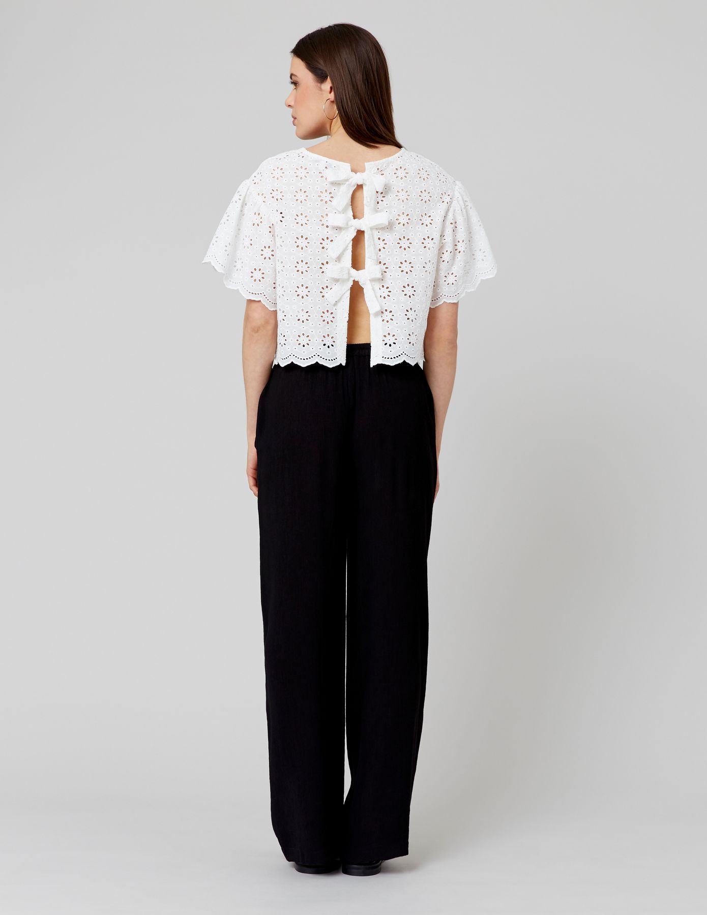 Blouse en broderie anglaise