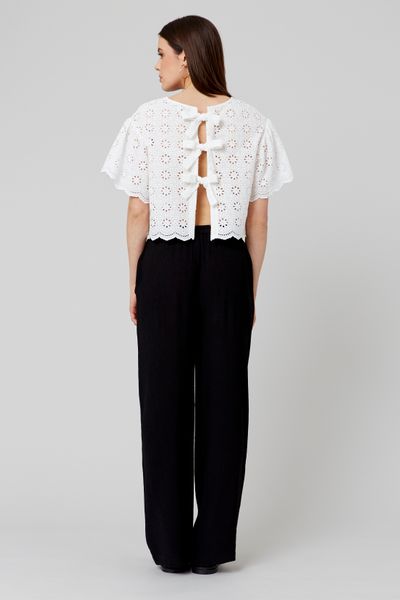 Blouse en broderie anglaise