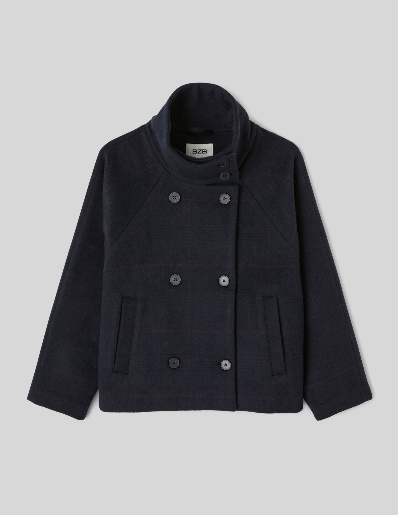 Manteau &agrave; carreaux