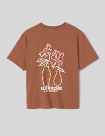 T-shirt imprim&eacute; devant / dos